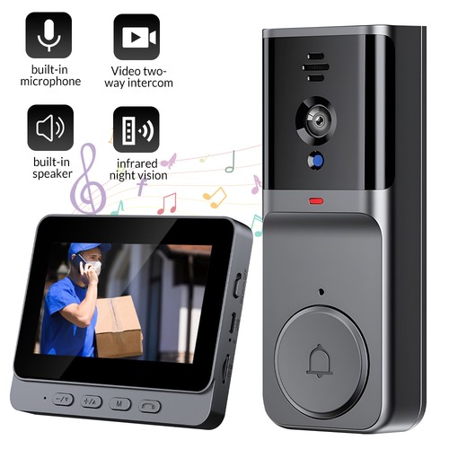 Wireless video doorbell - wireless,