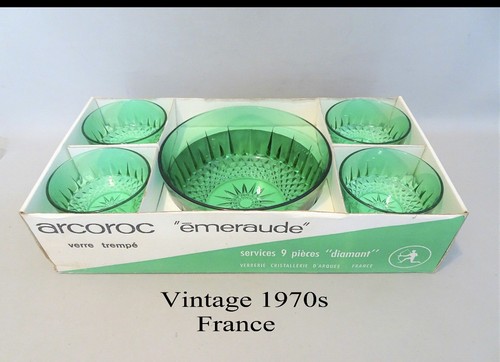 Set vintage emerald - 9,
