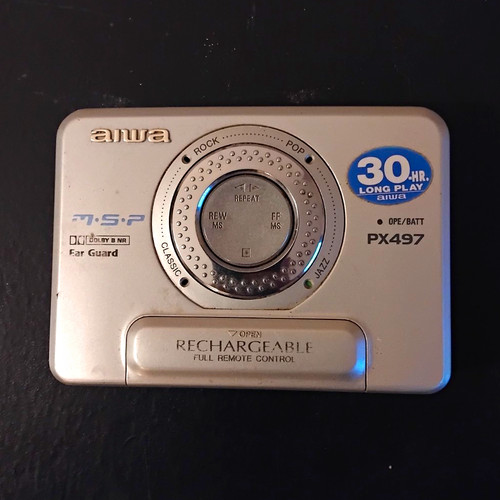 Aiwa px497 portable cassette - px497,