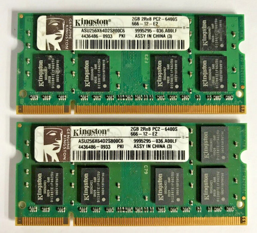 Kingston 4gb ddr2 - 4gb, (2x2gb)