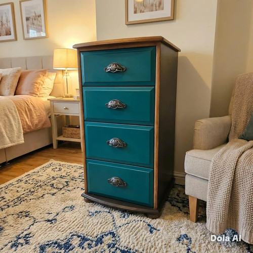 Upcycled pine tallboy - tallboy, |