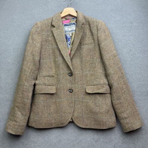 Joules tweed jacket brown - tweed,