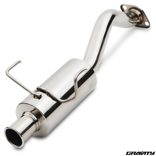 Stainless steel exhaust - exhaust, rear
