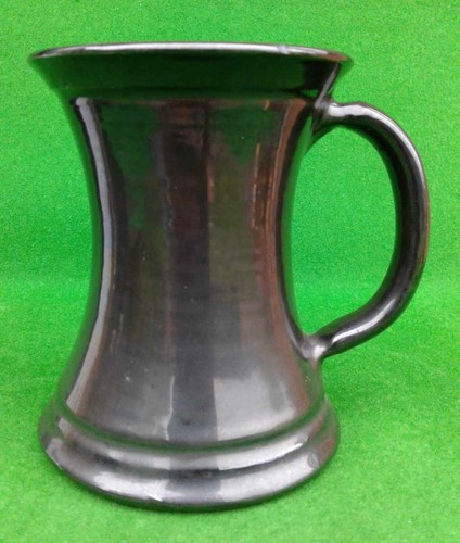 Black ceramic pewter - black, effect