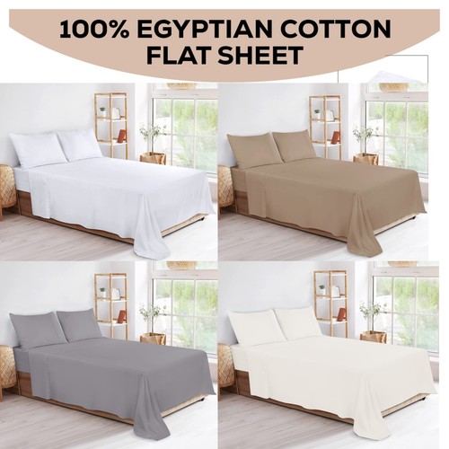 Flat sheets 400 egyptian - sheets, tc