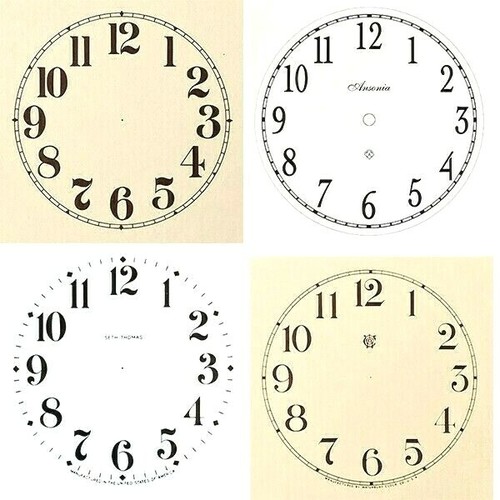 Replacement clock dial - clock, face
