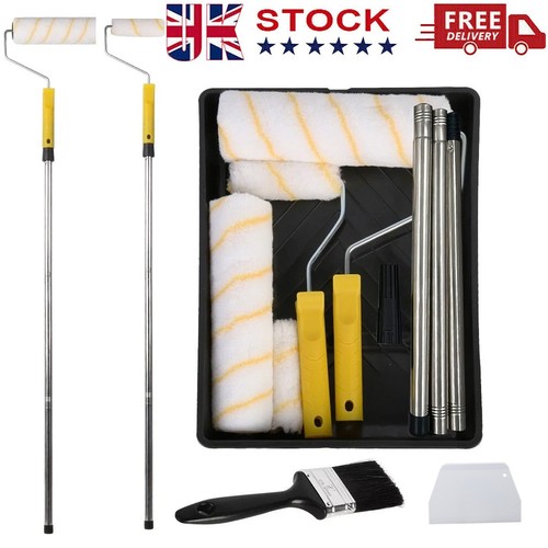 Paint roller set with - roller,
