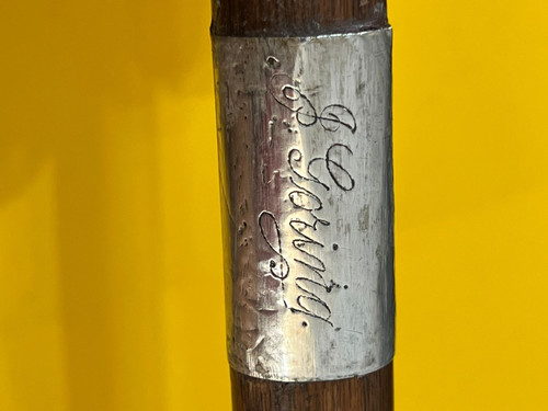 Vintage wooden walking stick - wooden,