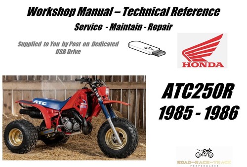 Honda atc250r atc250 service - atc250r,