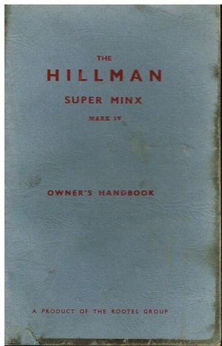 Hillman super minx mkiv - minx,