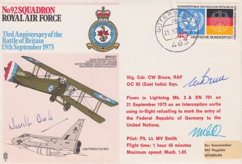 Lightning xn791 flown cover - xn791,