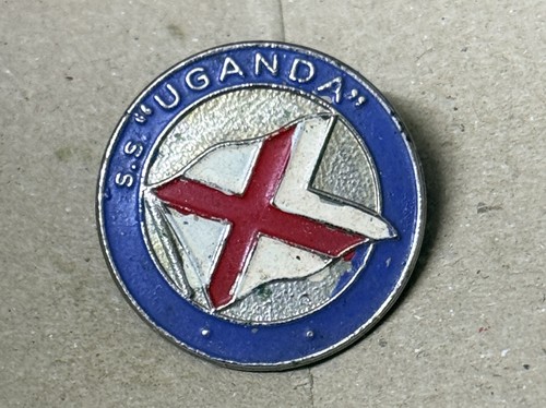Uganda badge british india - ss,