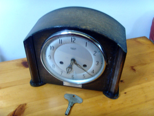 Smiths enfield chiming clock - smiths,