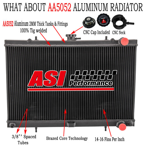 Rows radiator for nissan - for,