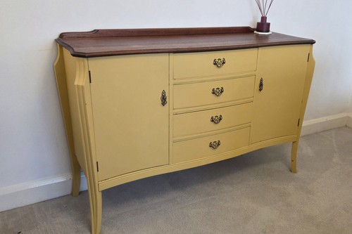 Antique bow fronted art deco - ,