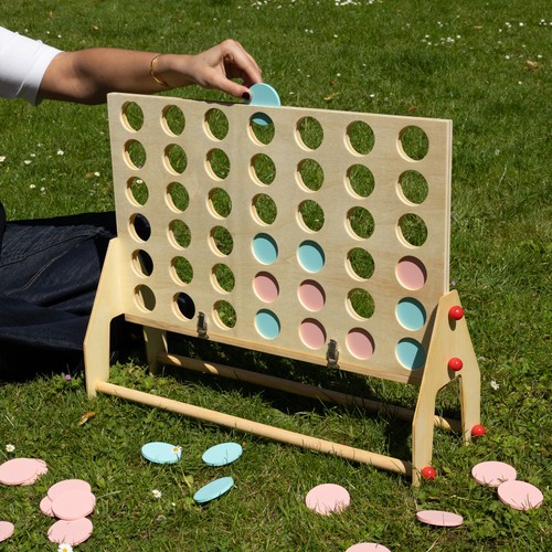 Giant wooden four row - giant,