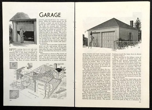 Two car garage 1939 - x, 20'