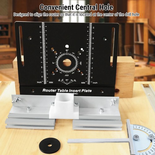 Router table insert plate - table,