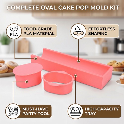 Oval cake pop mold - cake, baking