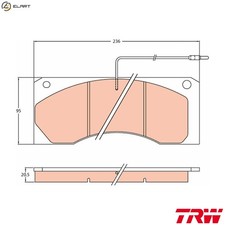 BRAKE PAD SET DISC BRAKE