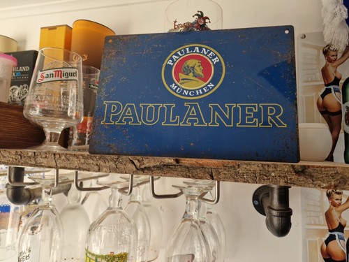 Paulaner metal beer - ,