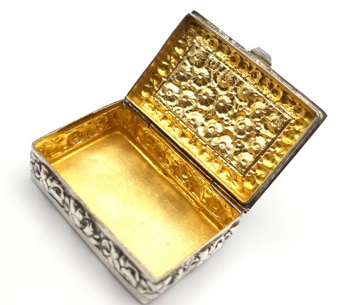 Sterling silver pill - silver, box