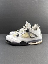 Size 11.5 Air Jordan 4 IV Retro White Cement Sneakers 308497-103