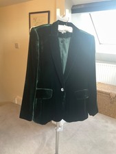 NRBY forest green velvet jacket medium