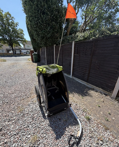 Burley child bike trailer - child,