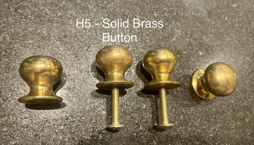 Stag minstrel brass button - h5,