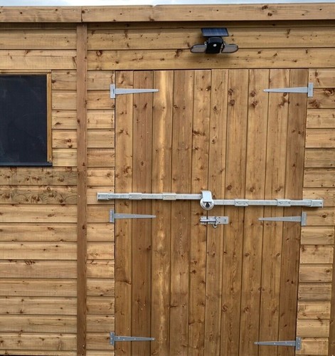 Shed door lock bar latch - shed, bar,