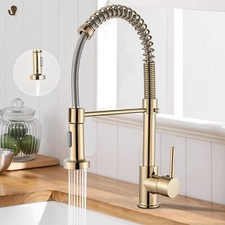 Modern Gold Kitchen Mixer Taps