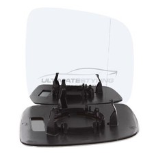 Wing Door Mirror Glass VW Caddy Van 2010-2021 Non-Heated Aspherical Drivers Side