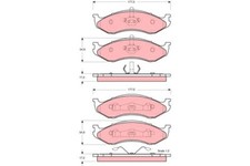 TRW GDB4104 Brake Pads, Brake