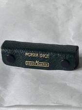 Vintage poker dice set in