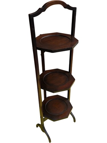 Vintage wooden folding cake - wooden,