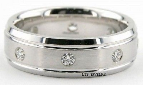 Platinum diamond mens wedding - mens,