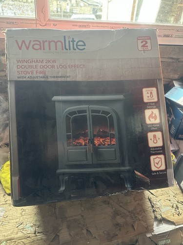 Warmlite 2kw matt grey cast - warmlite,