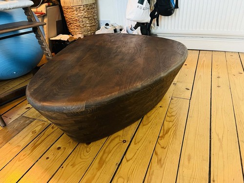 Solid mango wood coffee table - solid,