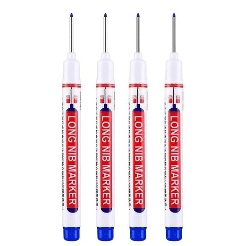 4pcs black deep hole long - hole,