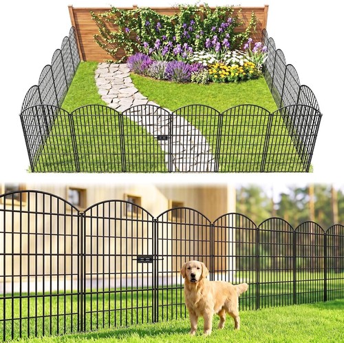 24ft garden fence with - garden,