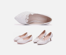 New Womens Wedding-Pure White