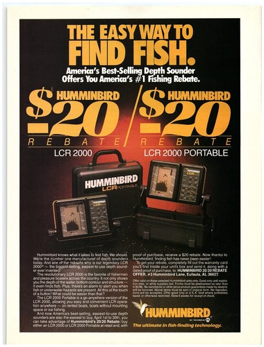 Print 1986 hummingbird - print, ad,