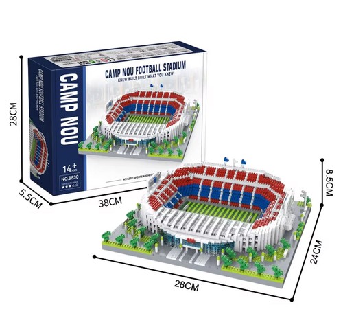 Lego builds football stadium - football,