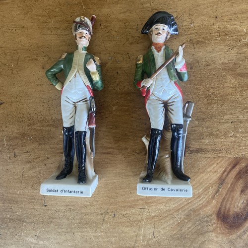 Pair porcelain napoleonic - pair, of