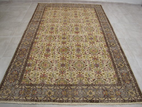 Vintage yellow handmade floral - handmade,