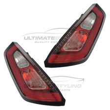 Rear Light Fits Fiat Punto Evo 2009-2012 LED Tail Lamp Lens Pair Left & Right