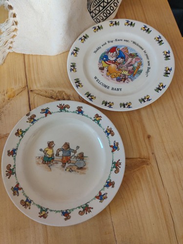 Vintage nursery plate bundle - bundle,