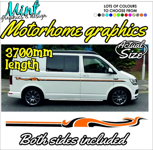 Camper motorhome graphics - vw,