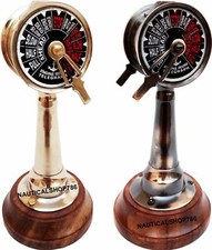 Set of 2 Brass Ship Telegraph